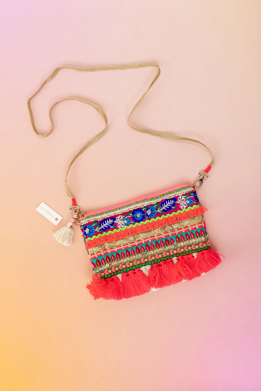 Tutti Frutti Woven Clutch Bag
