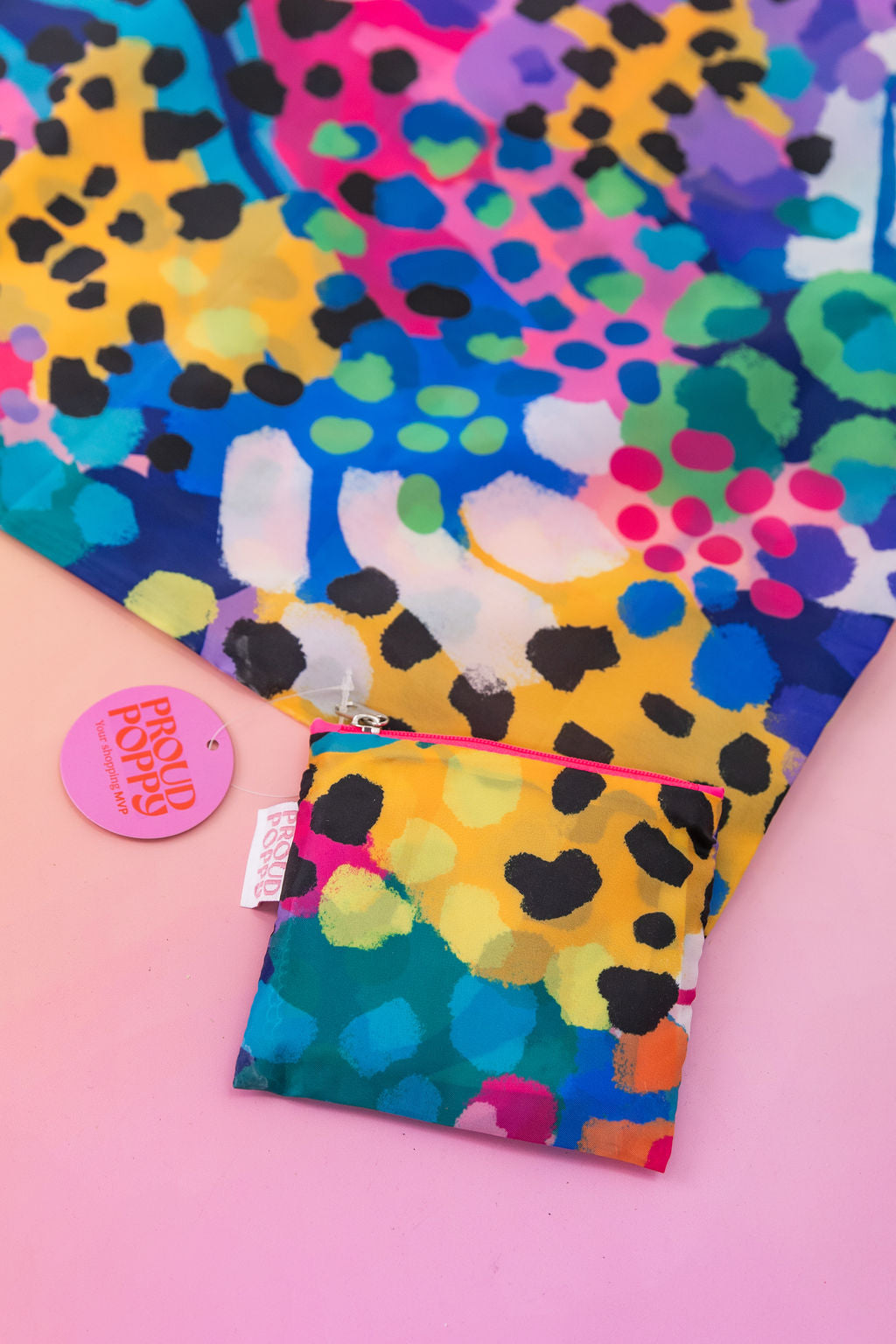 PP Reusable Shopper Bag in A Beautiful Mess by Kasey Rainbow