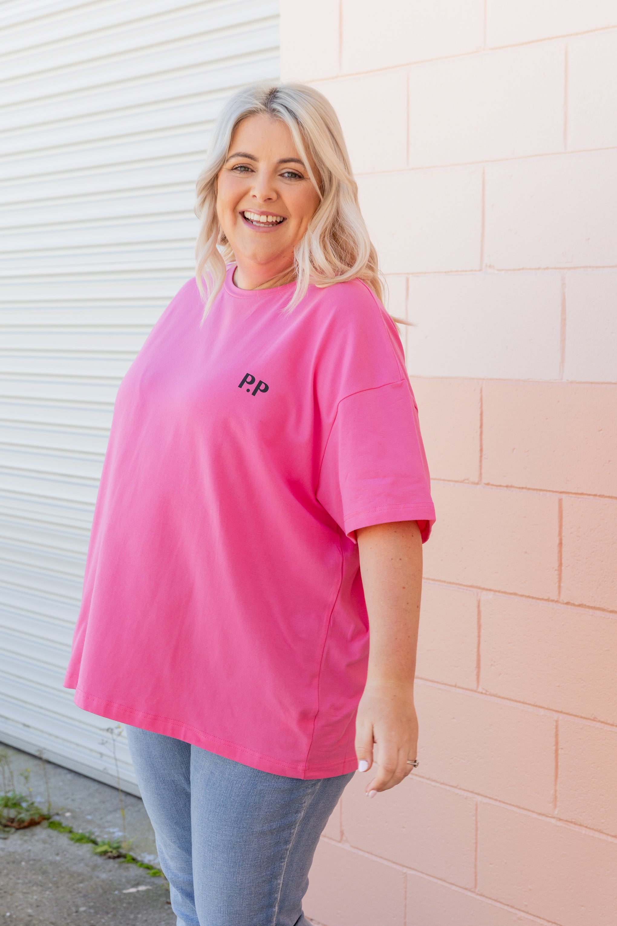 Alfie Oversized Tee In La Dolce Vita