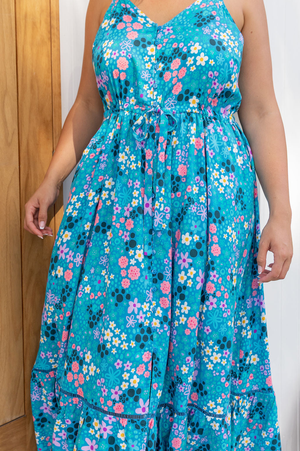 April Maxi Dress in Itsy Bitsy by Kasey Rainbow