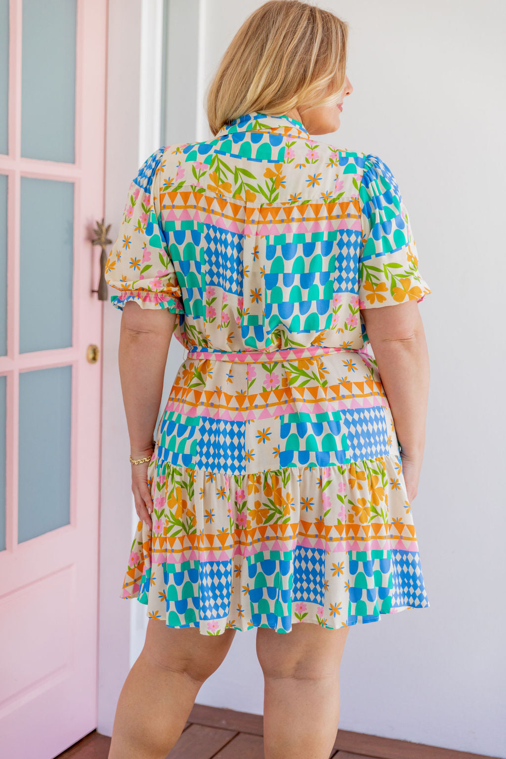 Jamie Dress in Patch Garden