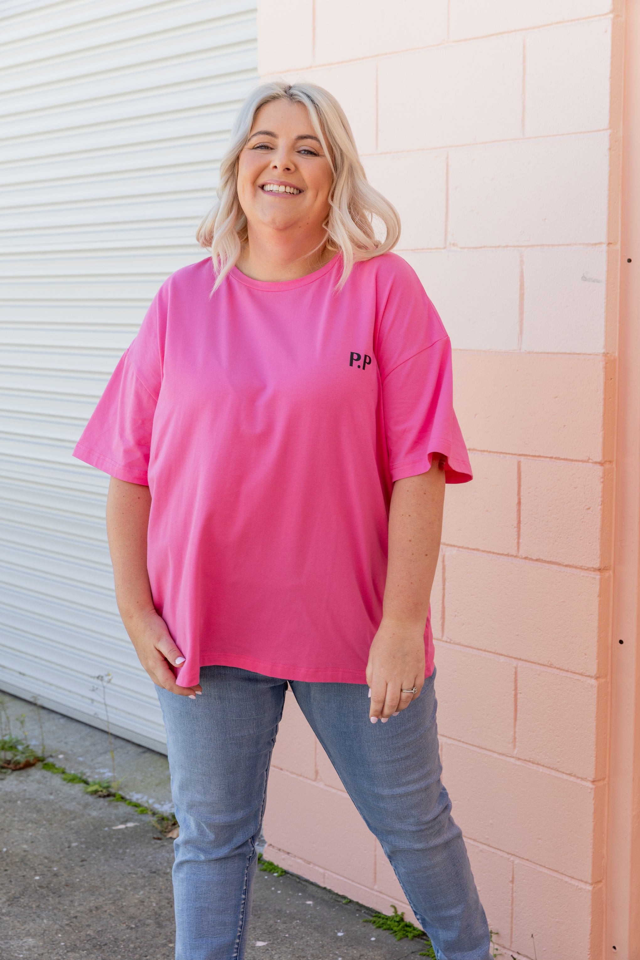 Alfie Oversized Tee In La Dolce Vita
