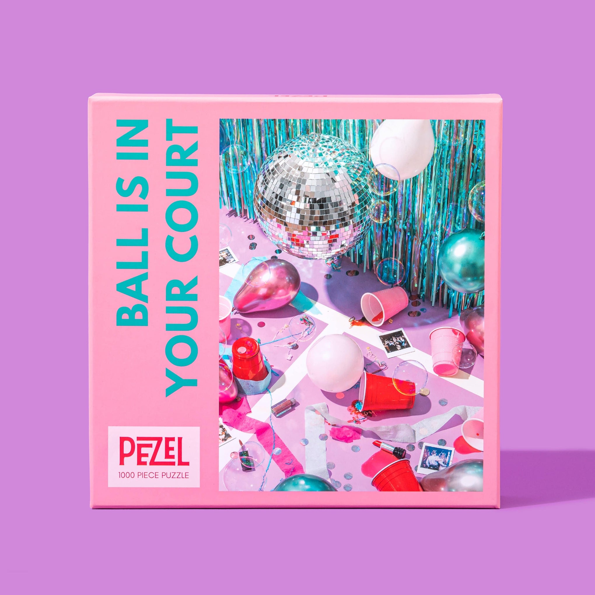 Ball Is In Your Court | 1000 Piece Puzzle Game w/ Canvas Bag