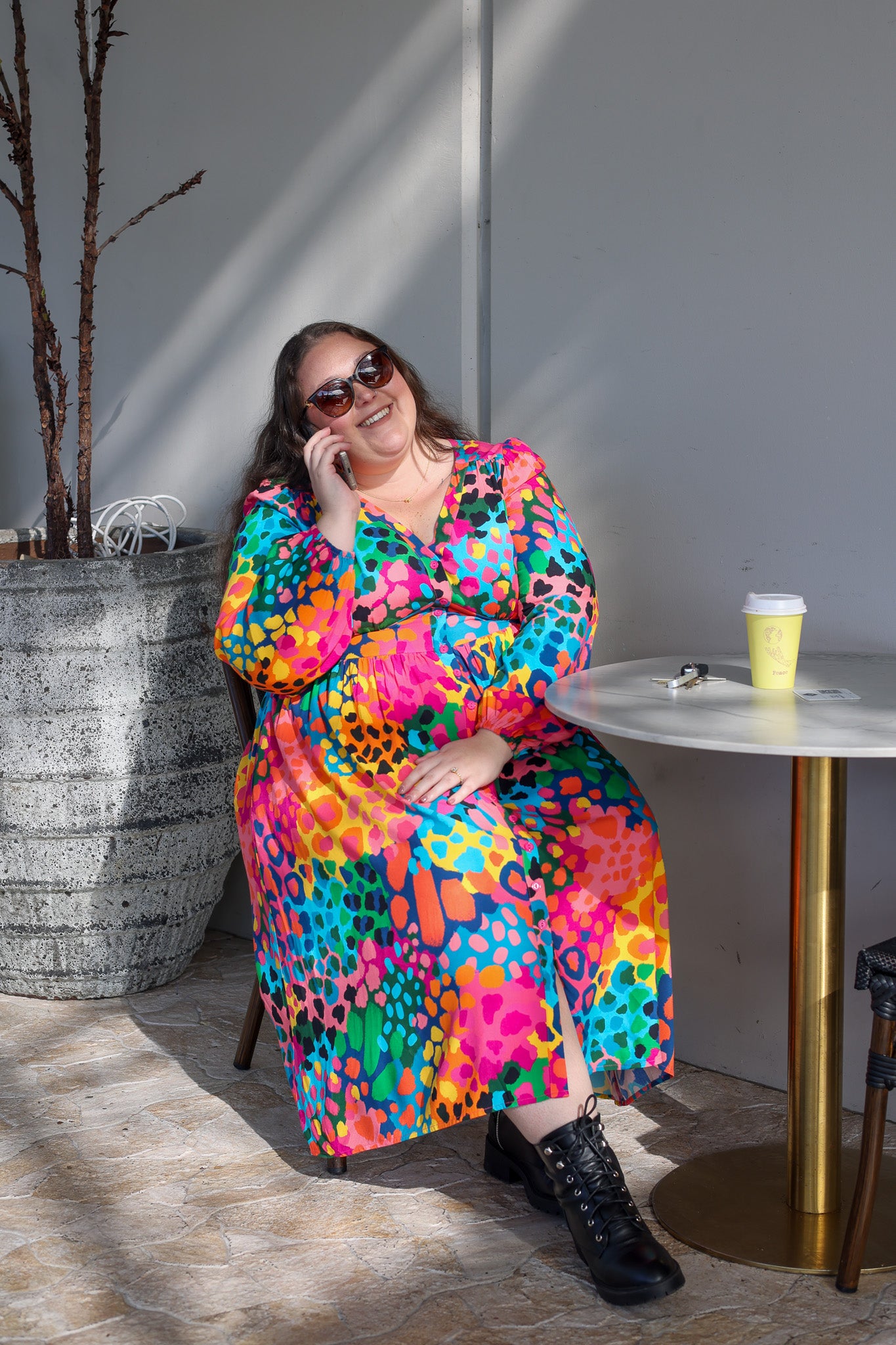 Aura Midi Dress in Alfie by Kasey Rainbow