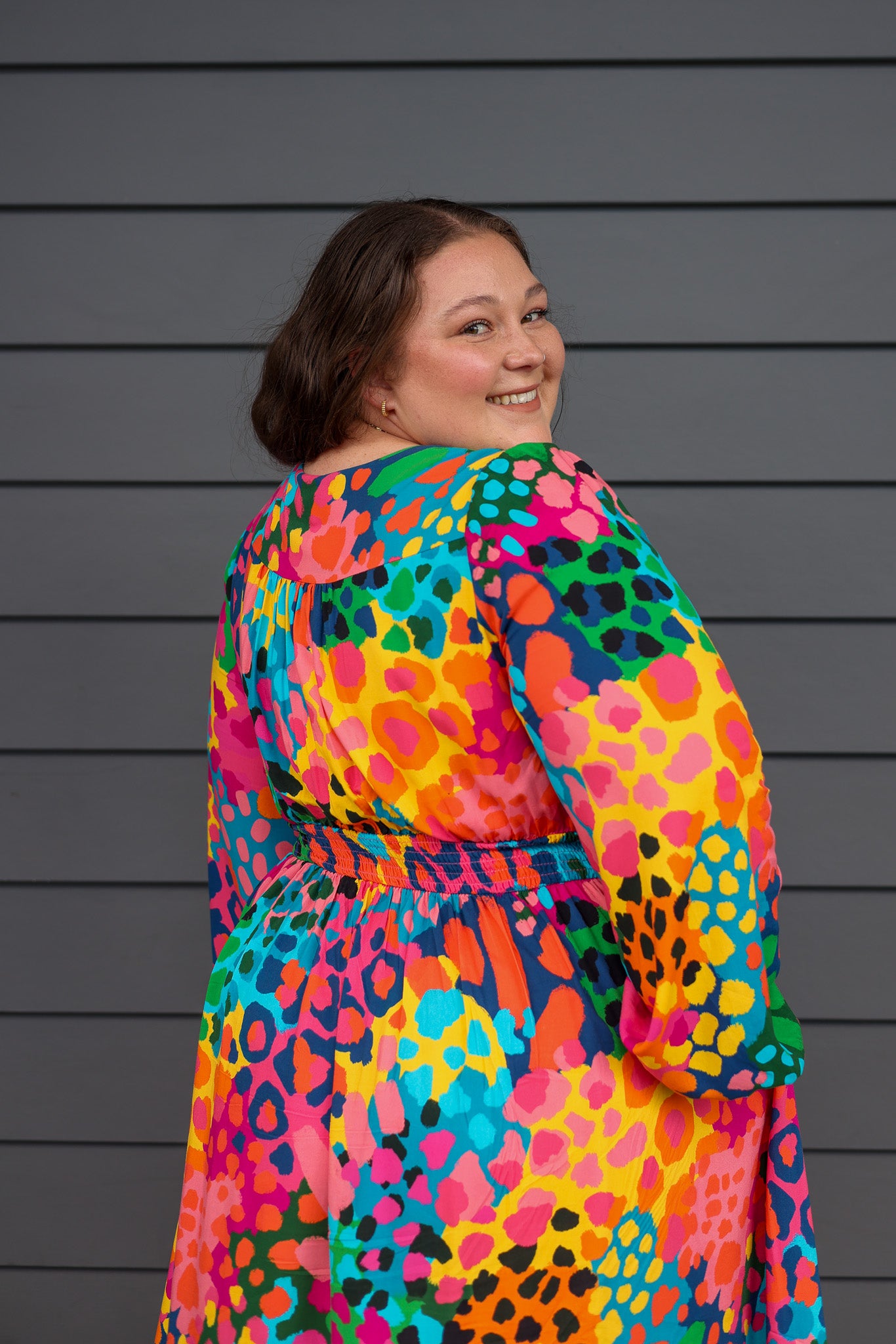 Aura Midi Dress in Alfie by Kasey Rainbow