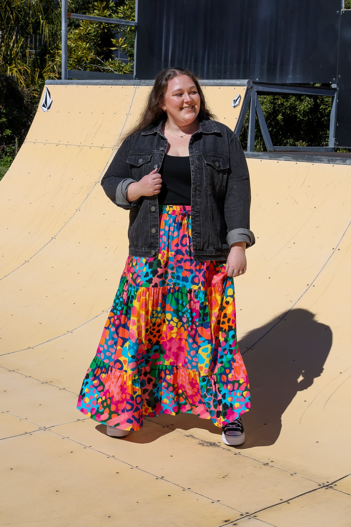 Carrie Maxi Skirt in Alfie by Kasey Rainbow
