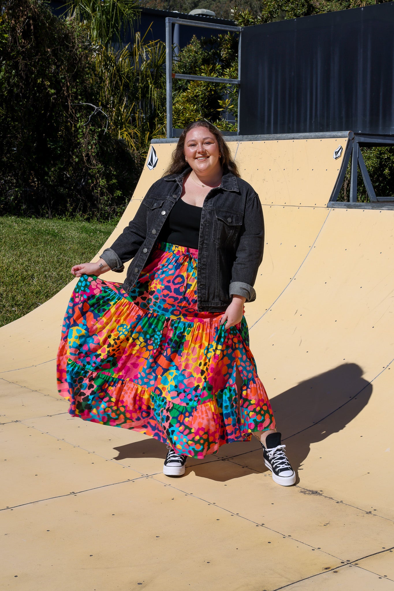 Carrie Maxi Skirt in Alfie by Kasey Rainbow