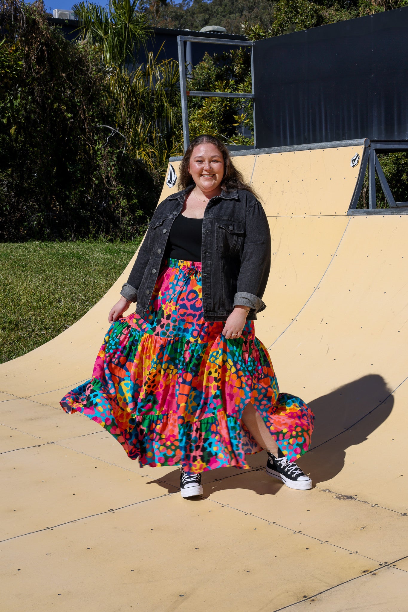 Carrie Maxi Skirt in Alfie by Kasey Rainbow