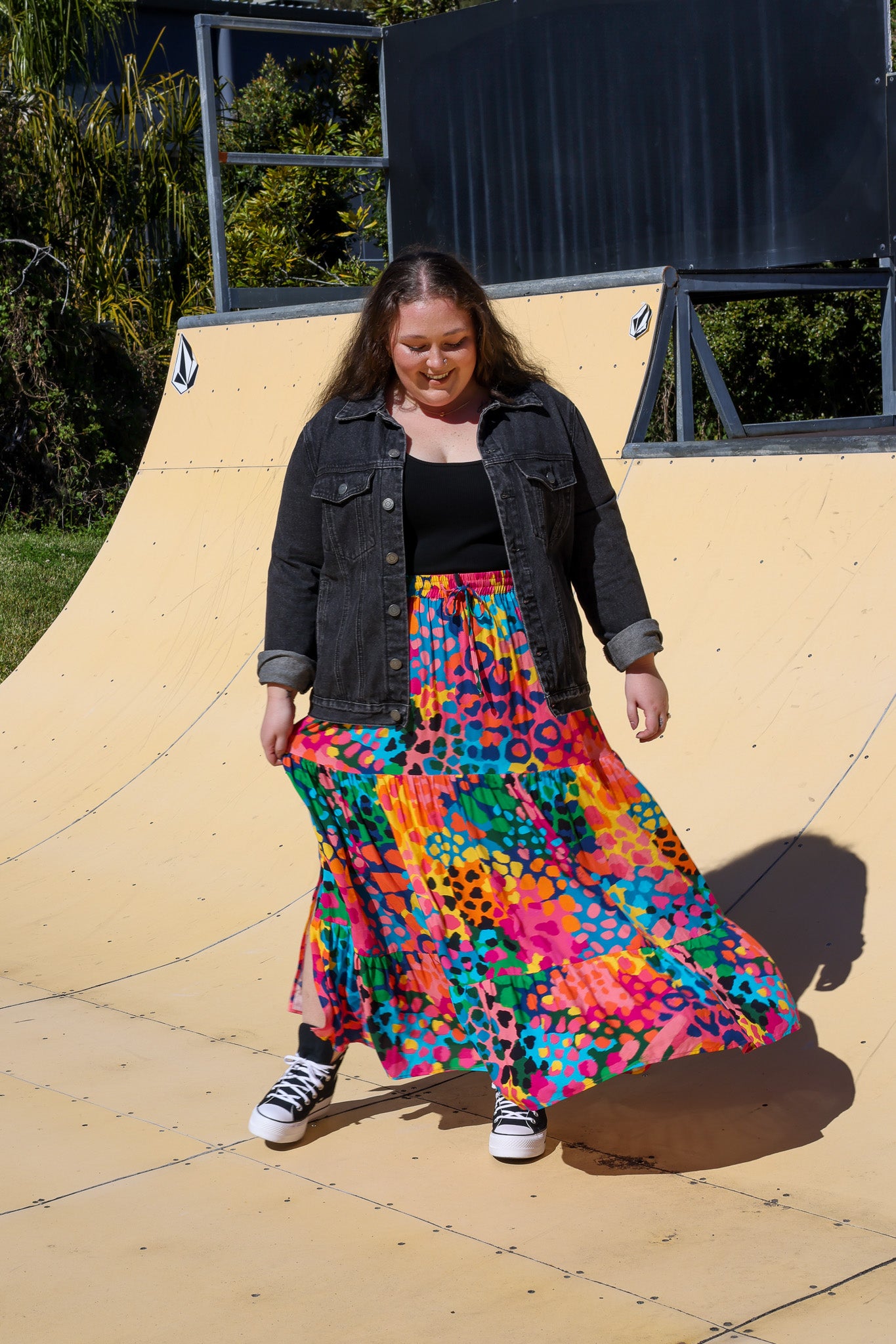 Carrie Maxi Skirt in Alfie by Kasey Rainbow