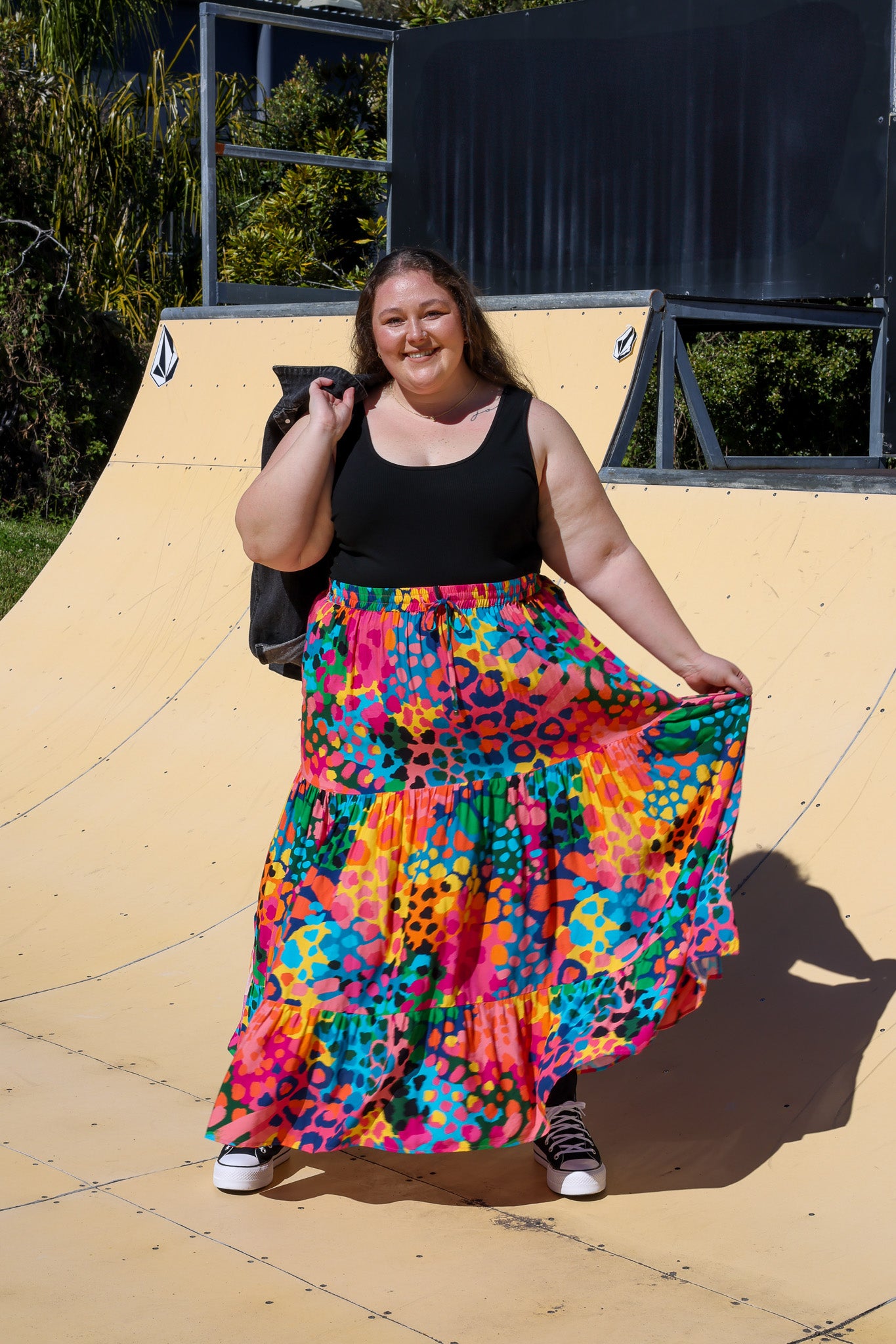 Carrie Maxi Skirt in Alfie by Kasey Rainbow