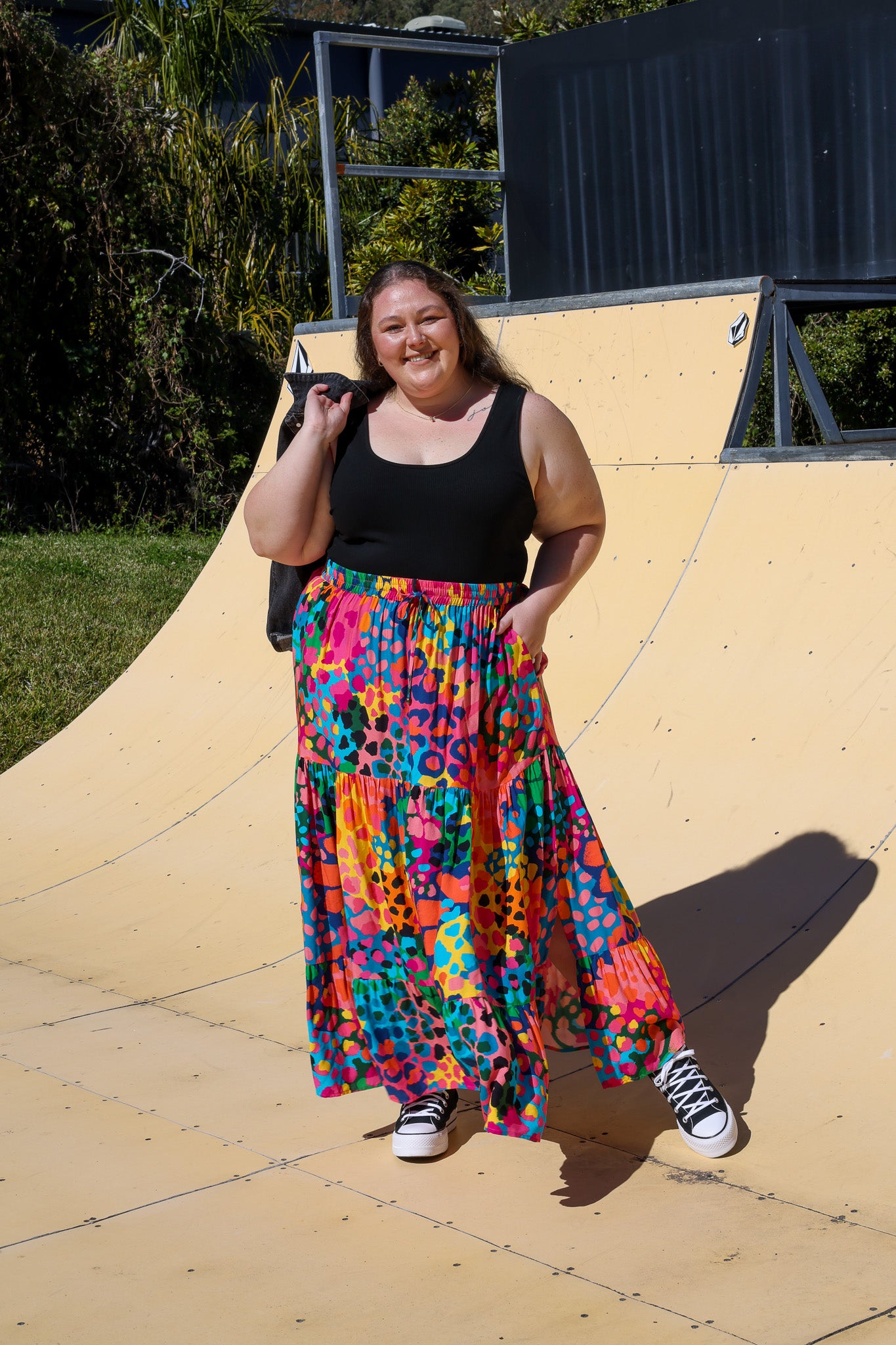 Carrie Maxi Skirt in Alfie by Kasey Rainbow