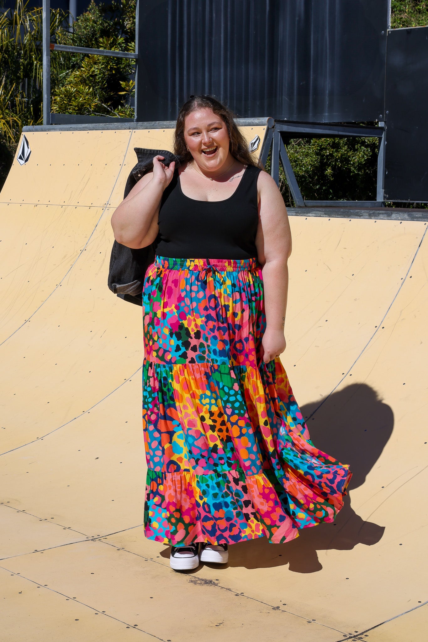 Carrie Maxi Skirt in Alfie by Kasey Rainbow