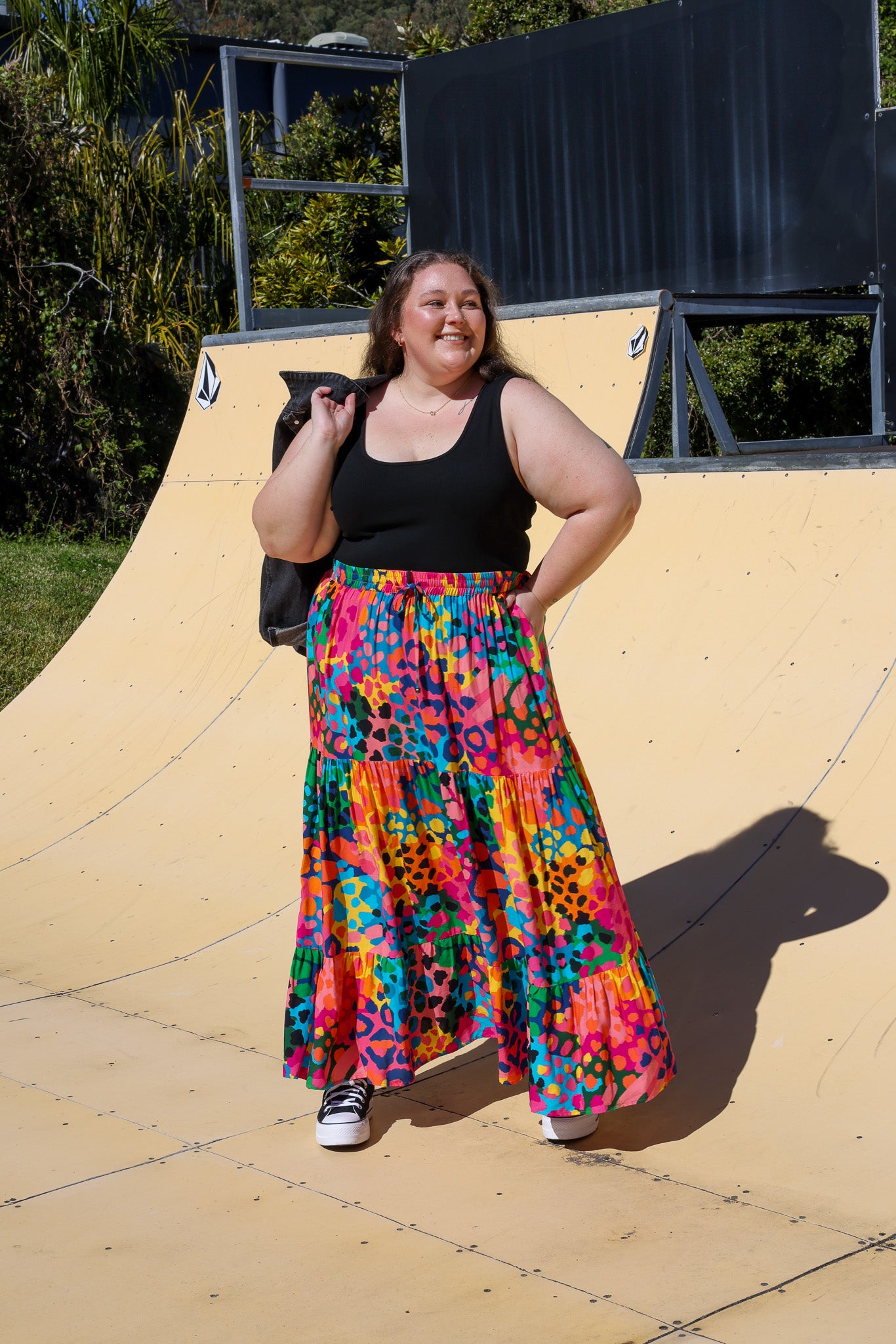 Carrie Maxi Skirt in Alfie by Kasey Rainbow