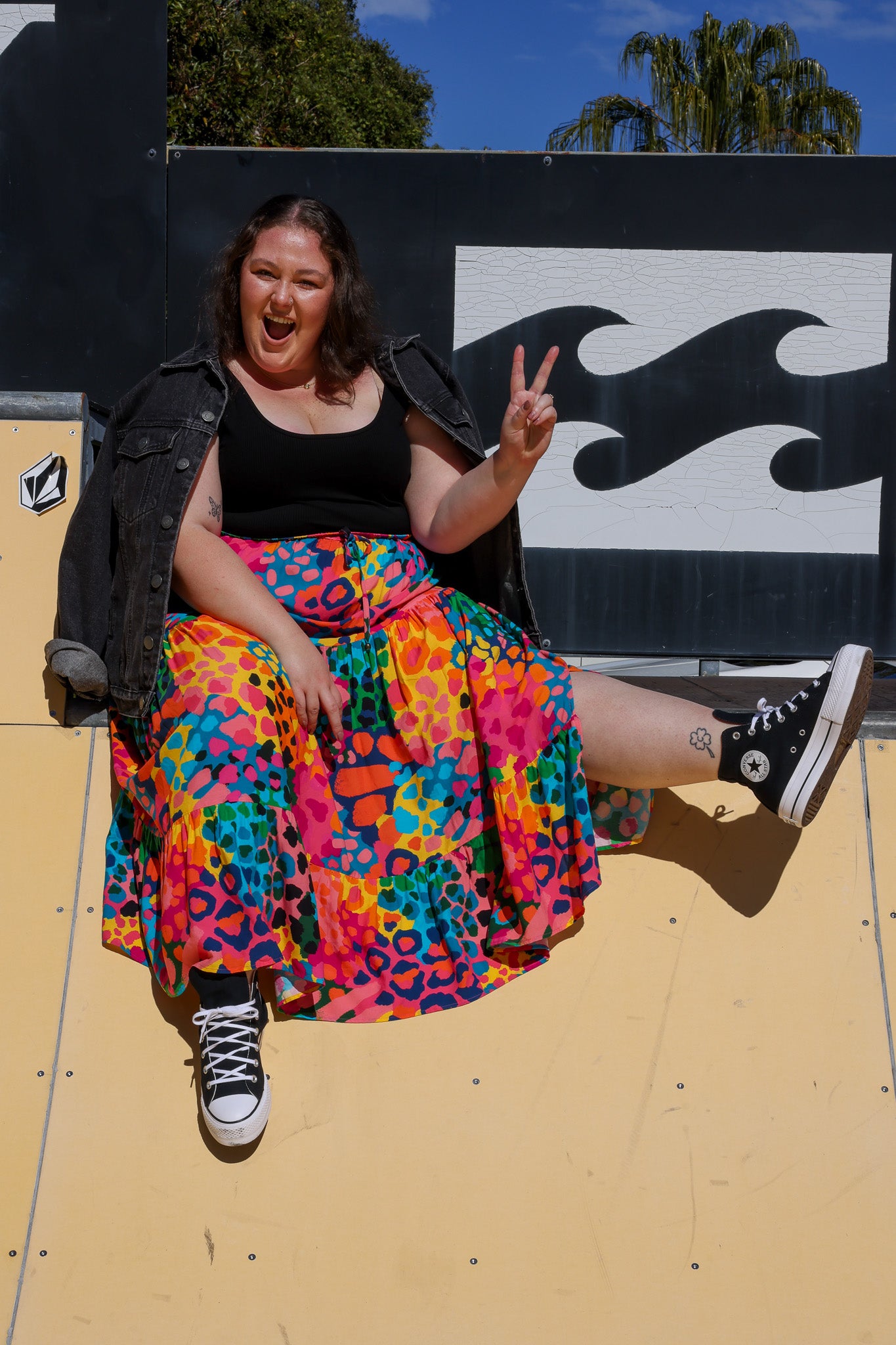 Carrie Maxi Skirt in Alfie by Kasey Rainbow