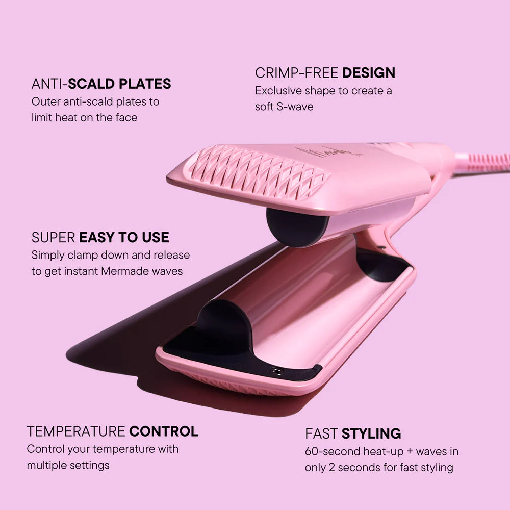 Mermade Hair Pink Double Waver