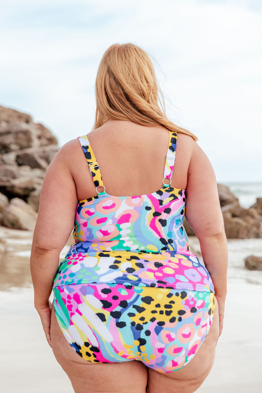 Burleigh Tankini Top in Kasey Swim by Kasey Rainbow