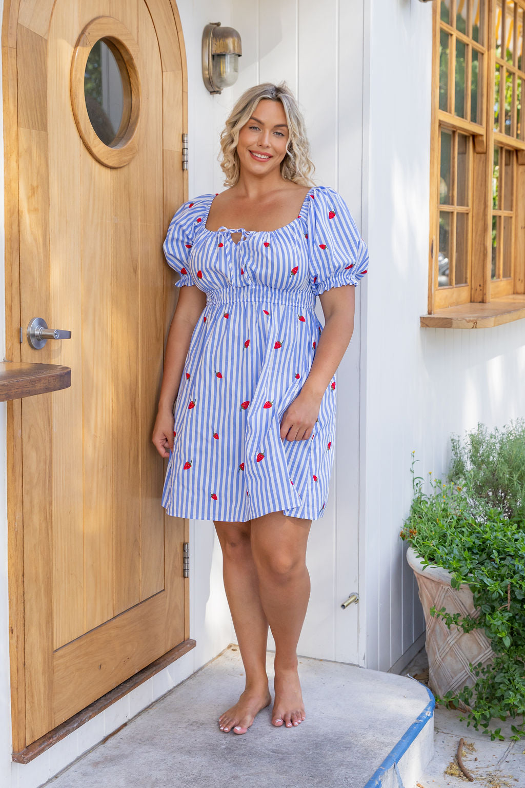 Amberly Dress in Strawberry Shortcake