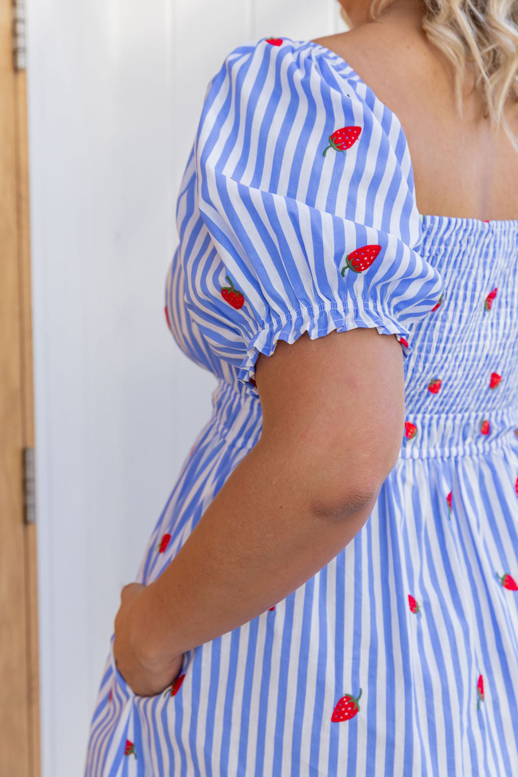 Amberly Dress in Strawberry Shortcake