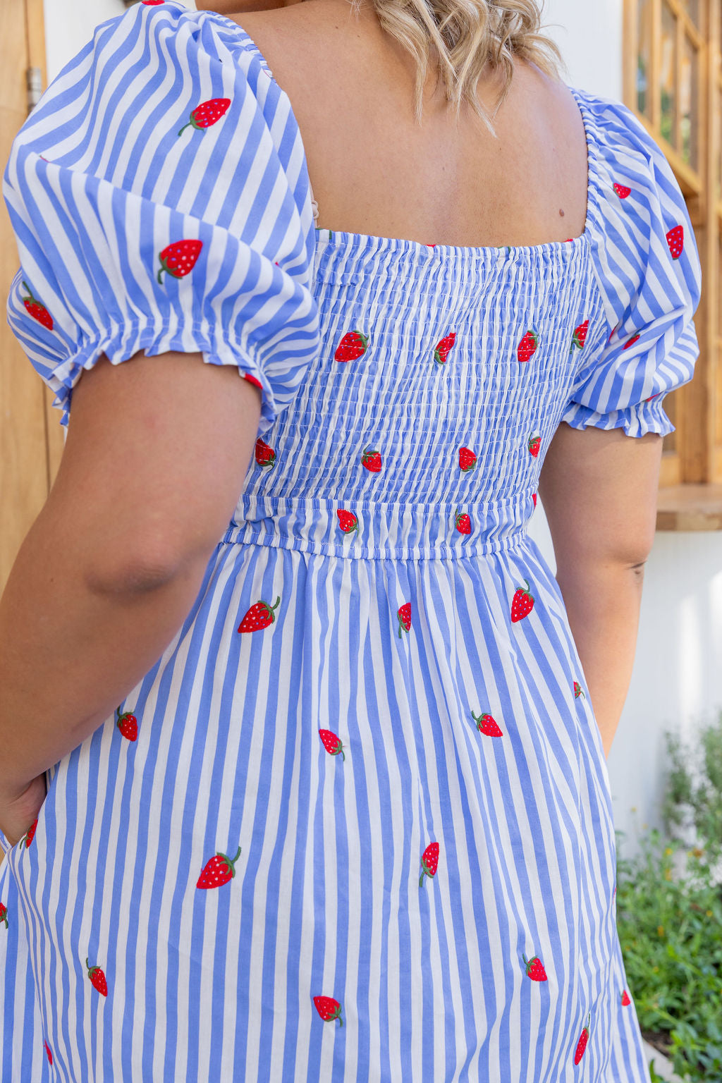 Amberly Dress in Strawberry Shortcake