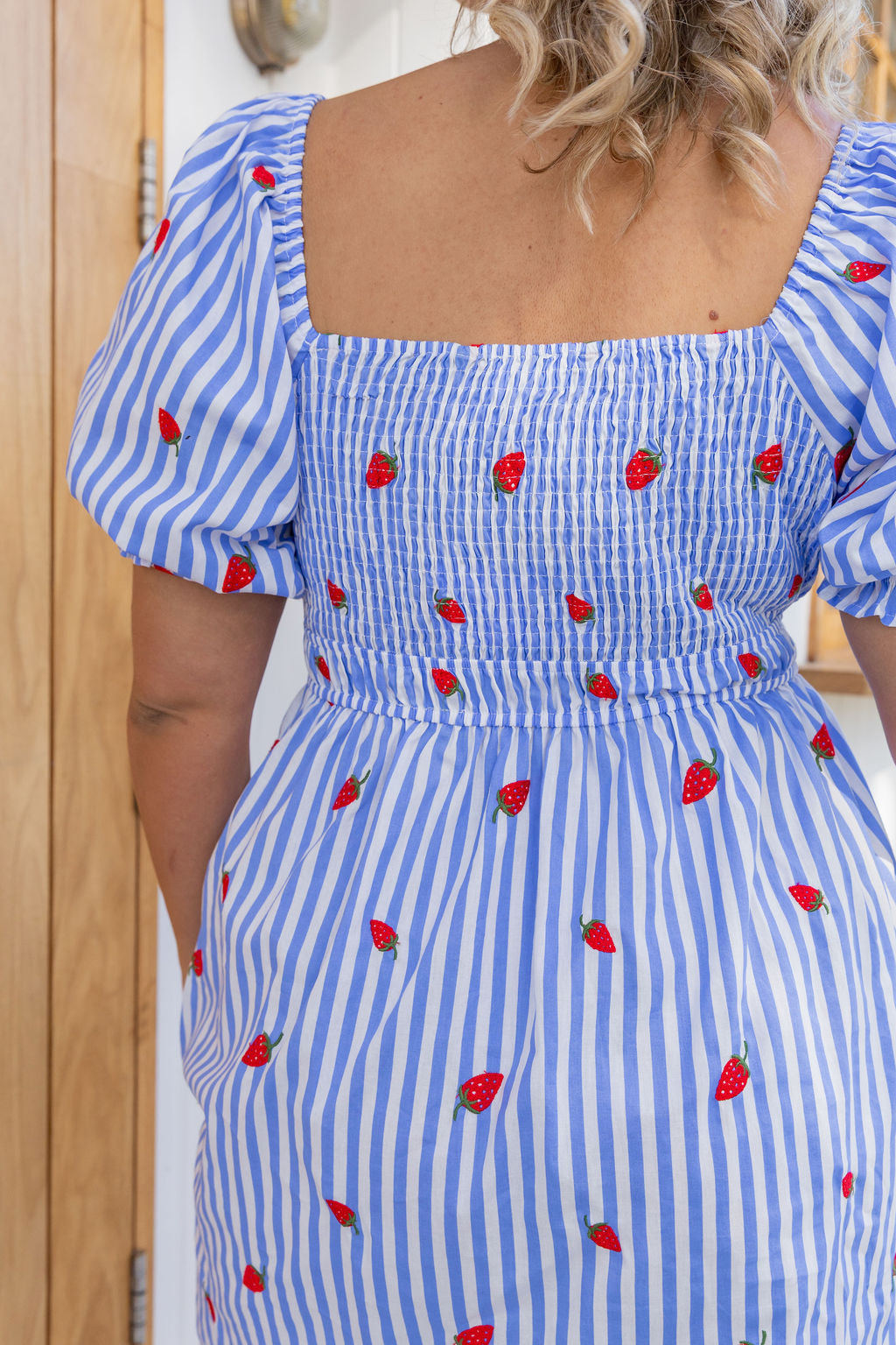 Amberly Dress in Strawberry Shortcake