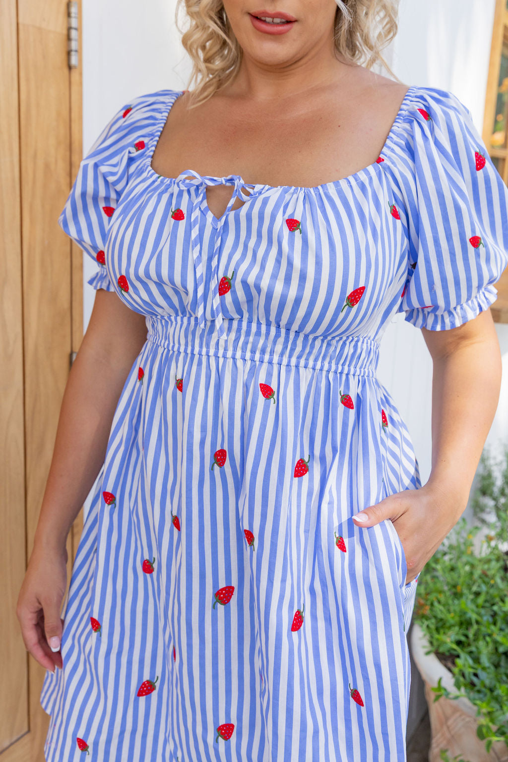 Amberly Dress in Strawberry Shortcake