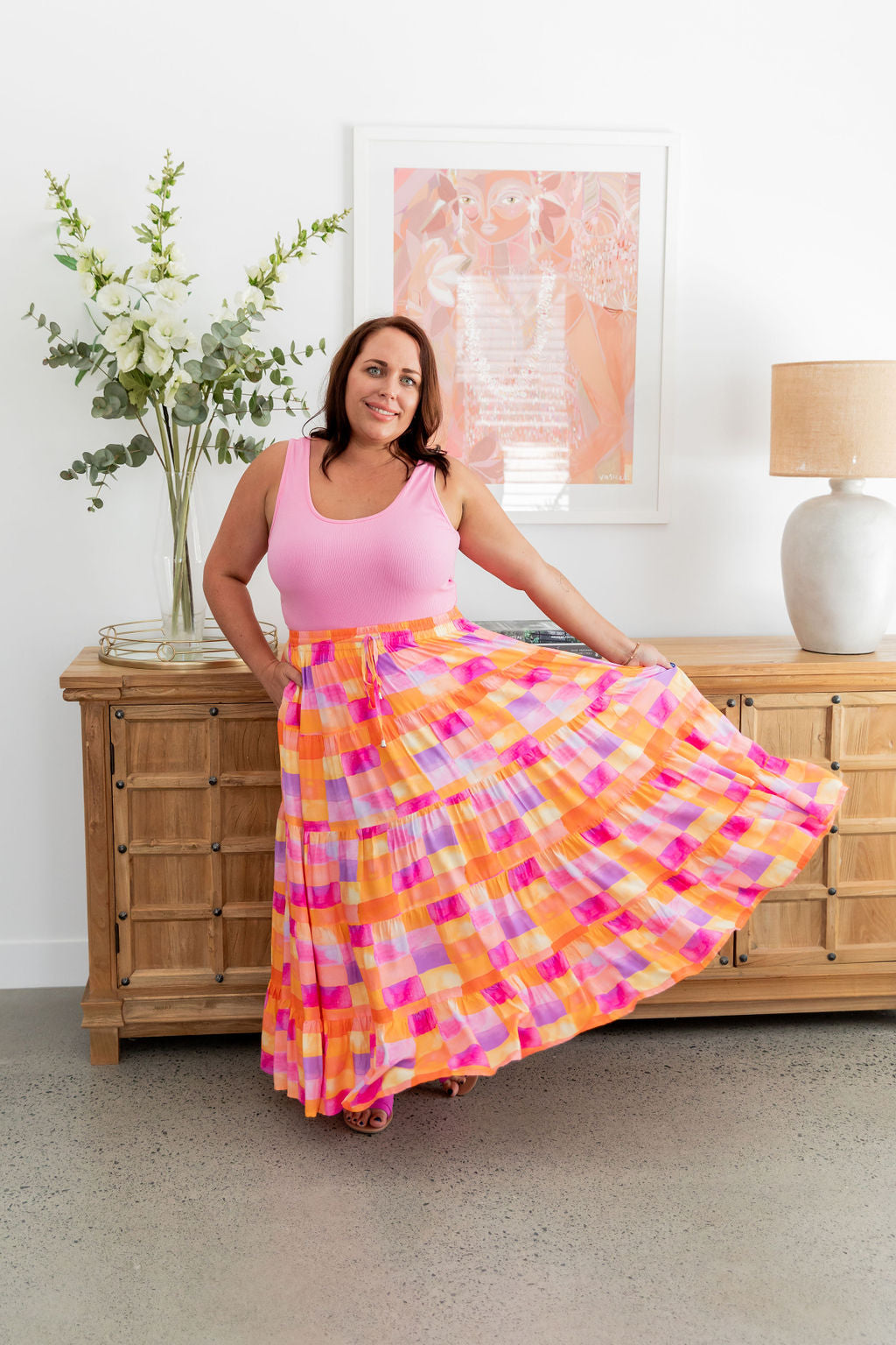 Bobbie Skirt in Illusion