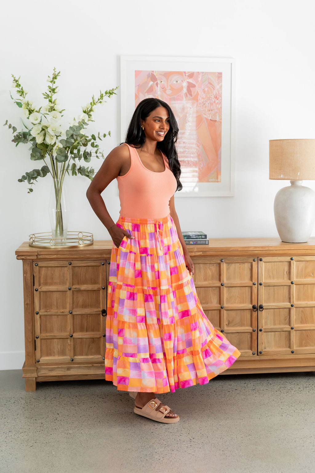 Bobbie Skirt in Illusion