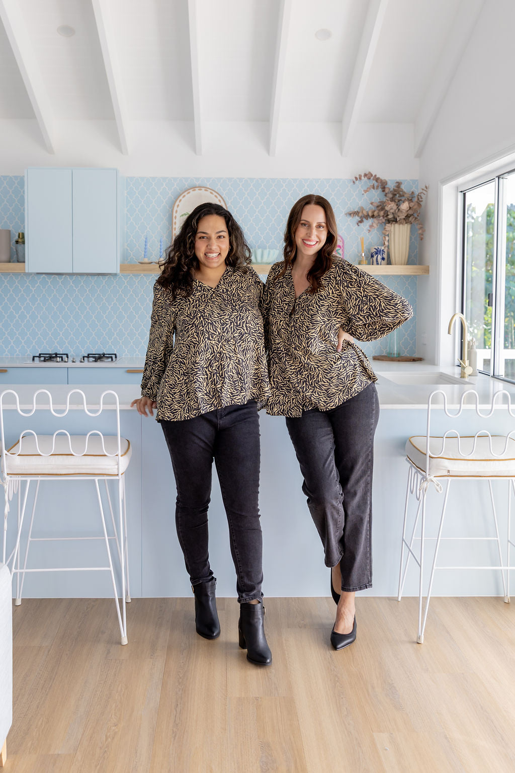 Winona Long Sleeve Blouse in Zebra