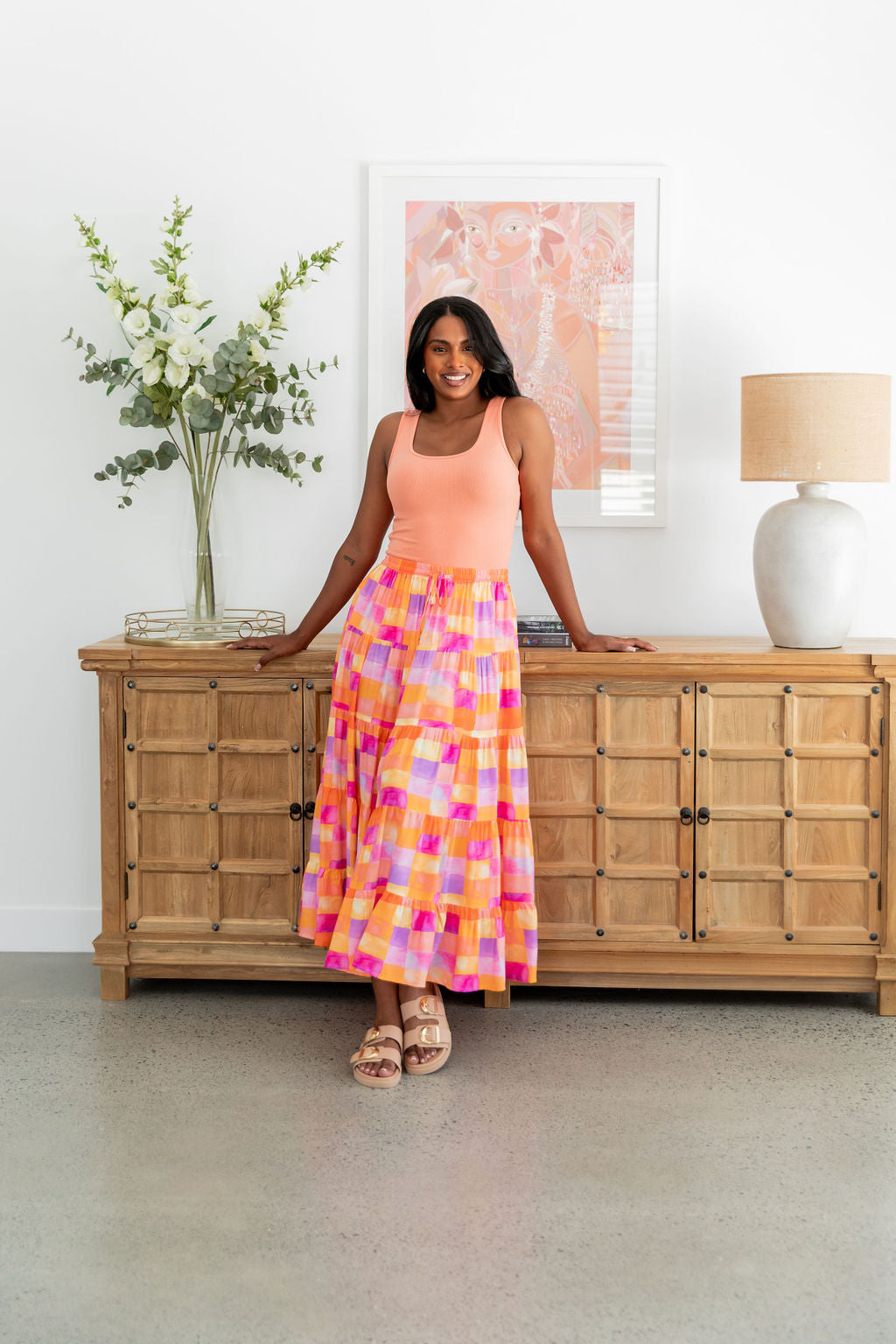 Bobbie Skirt in Illusion