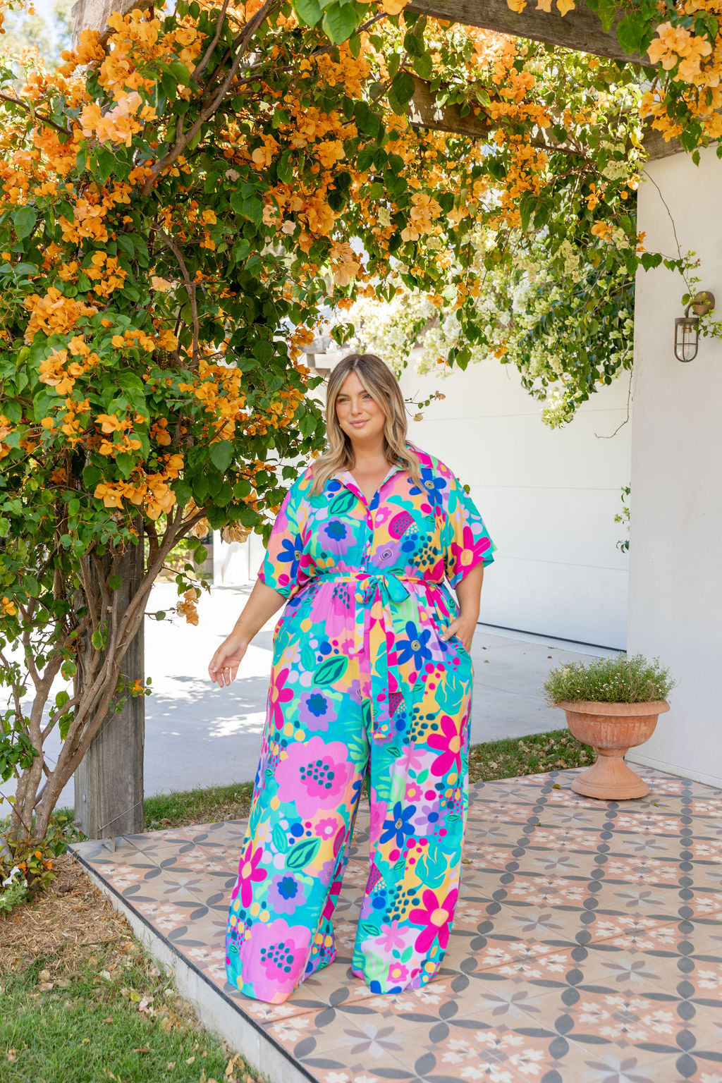 Giulia Jumpsuit in Spring Fling by Kasey Rainbow