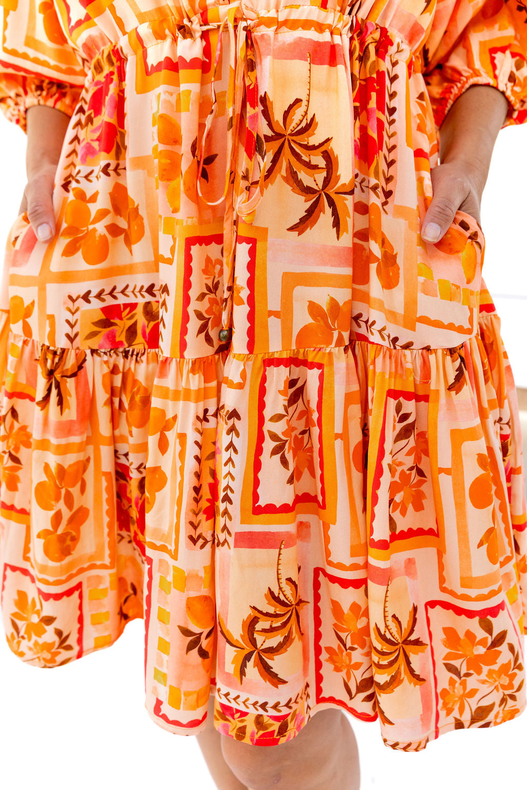 Ziggy Dress in Sunkissed Mosaic