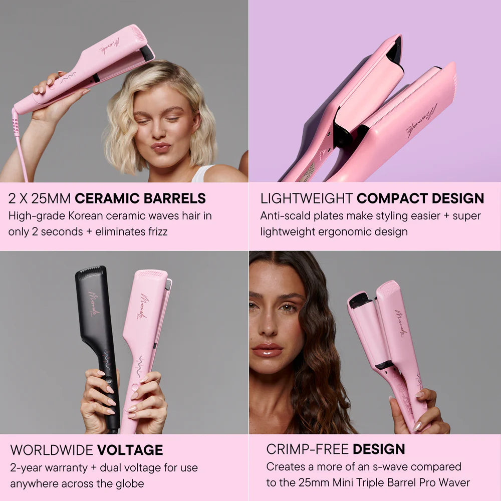 Mermade Hair Pink Double Waver