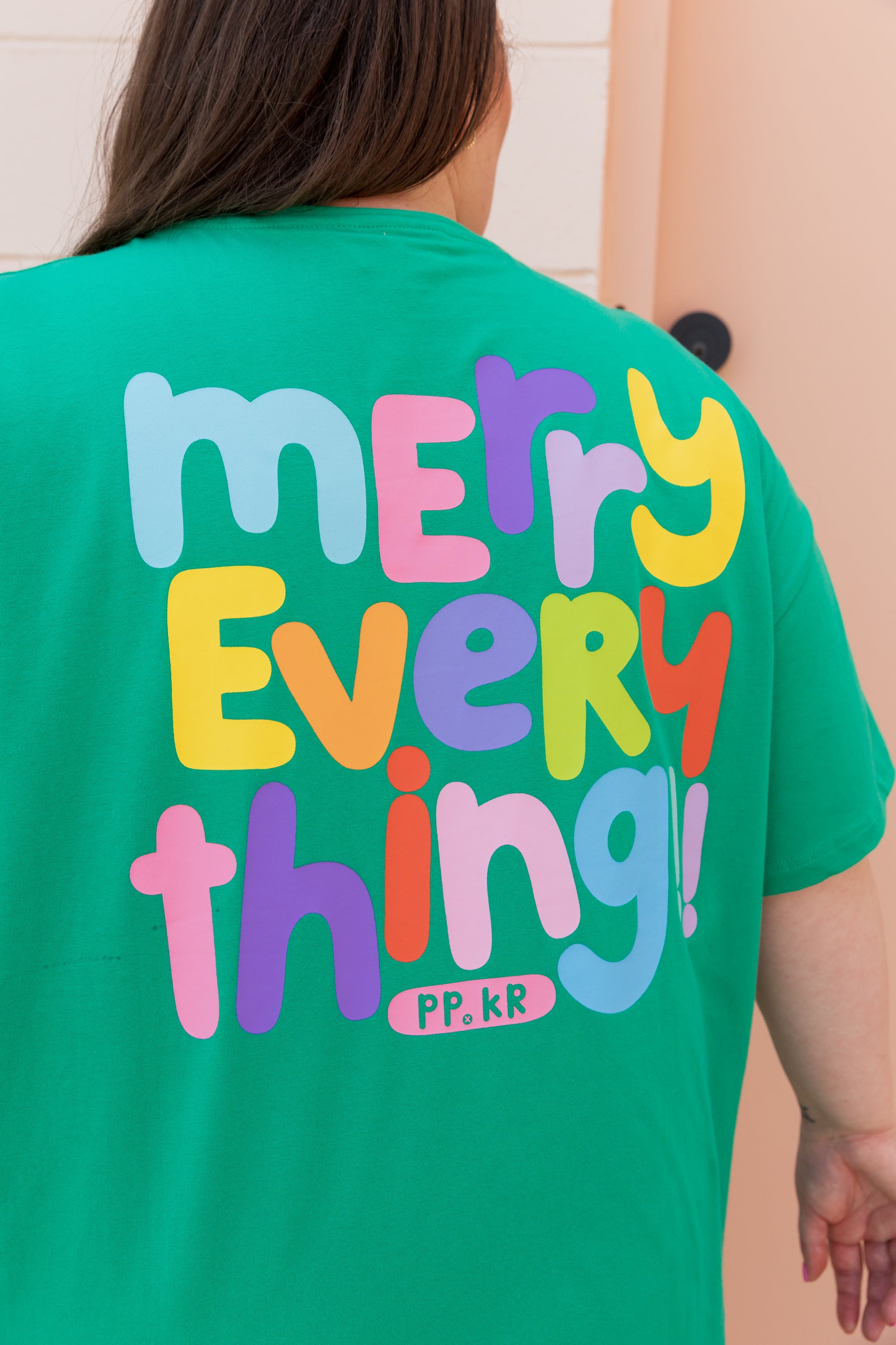 Alfie Oversized T-Shirt in Merry Everything by Kasey Rainbow