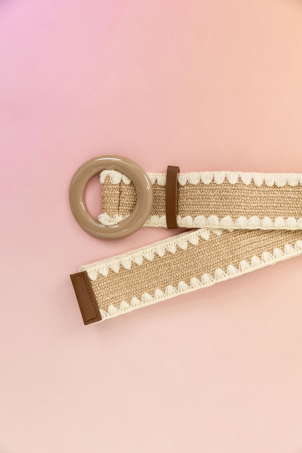 Extra Length Stretch Belt in Camel