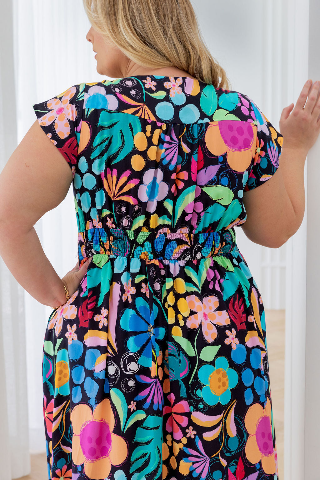 Aurora Dress in Black Wonderland by Kasey Rainbow