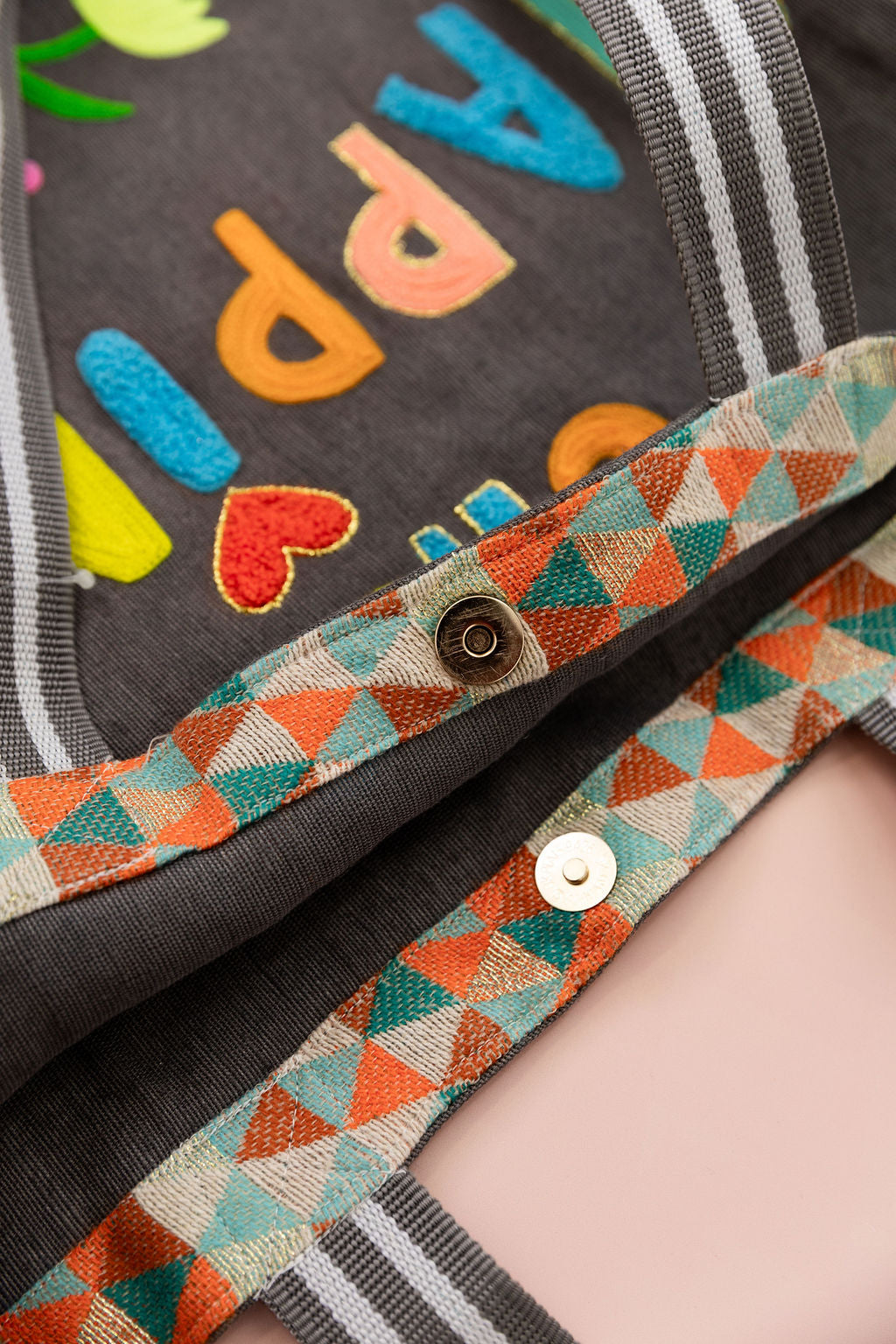 Choose Happiness Woven Tote Bag