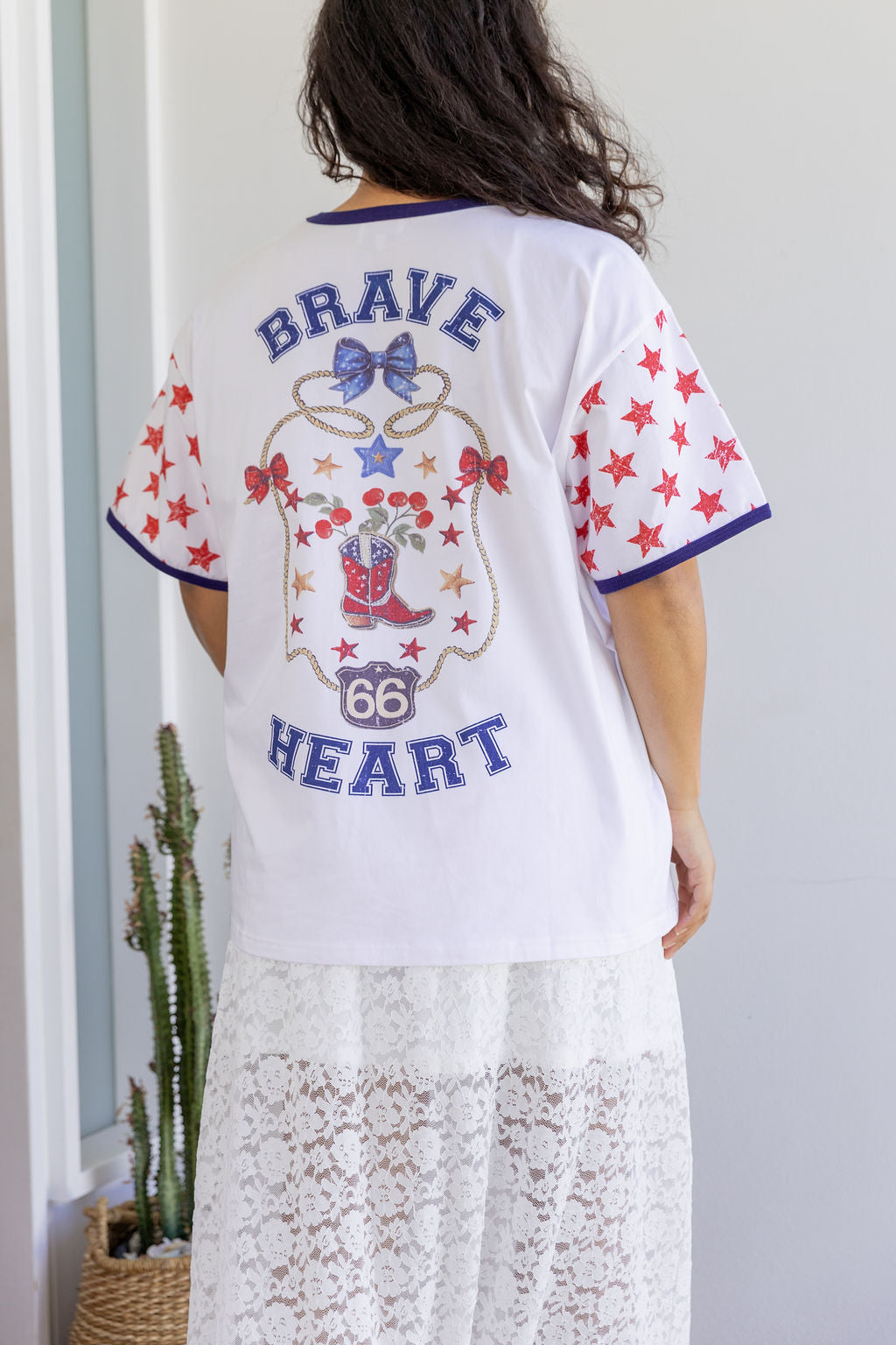 Brave Heart Oversized Tee