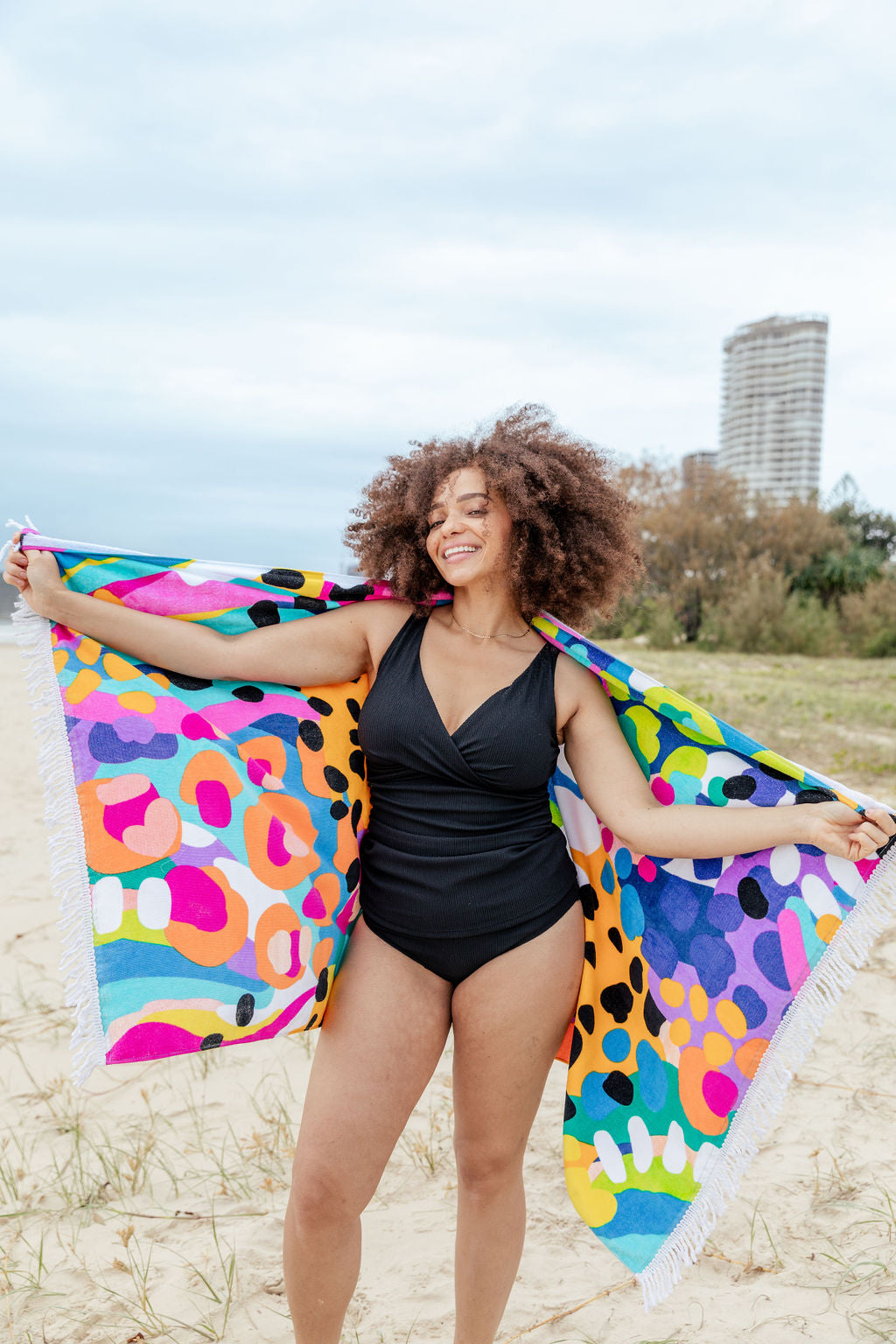 Beach Towel in Kasey Swim by Kasey Rainbow