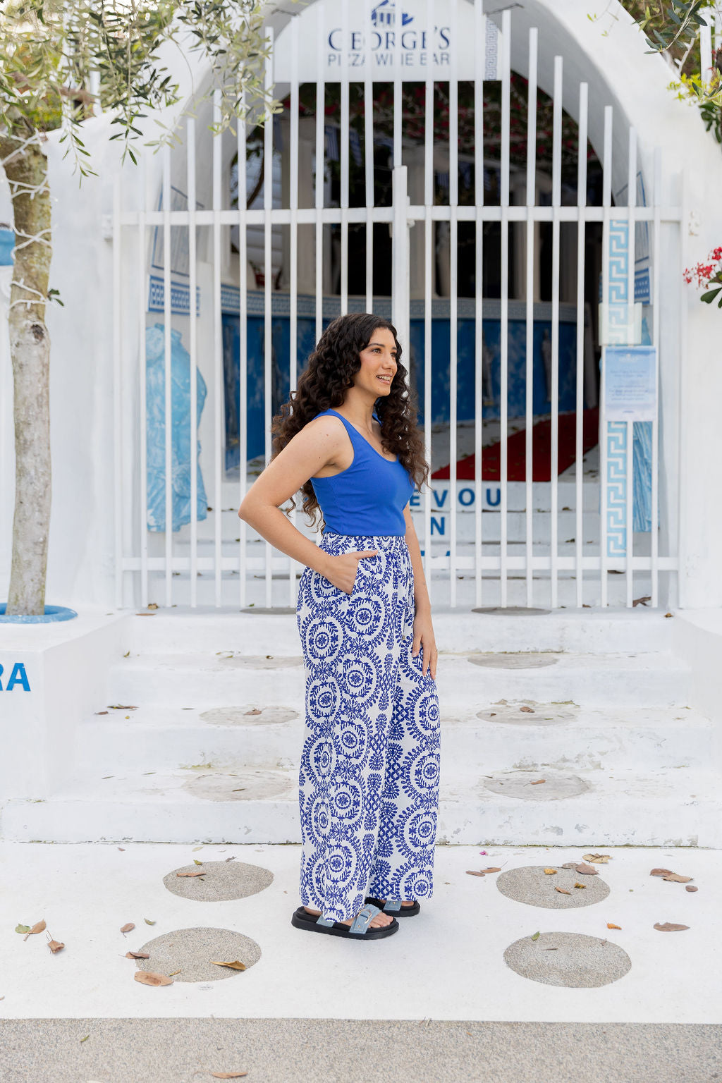 Gina Pants in Mykonos