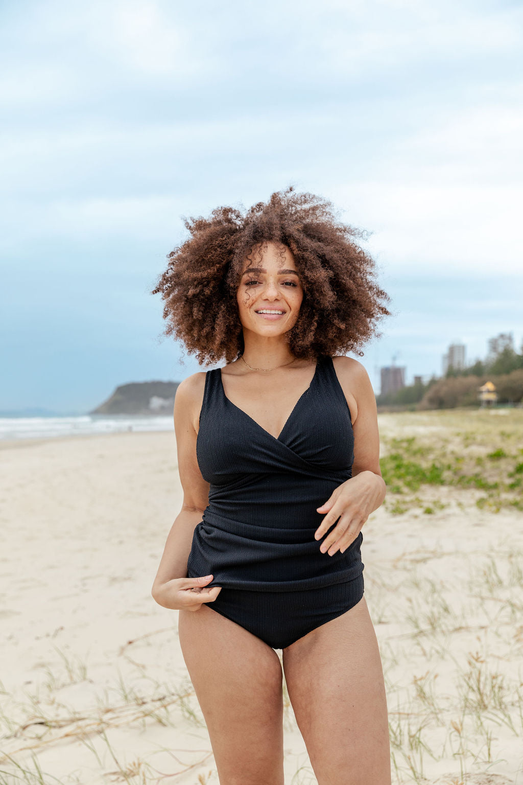 Burleigh Tankini Top in Black