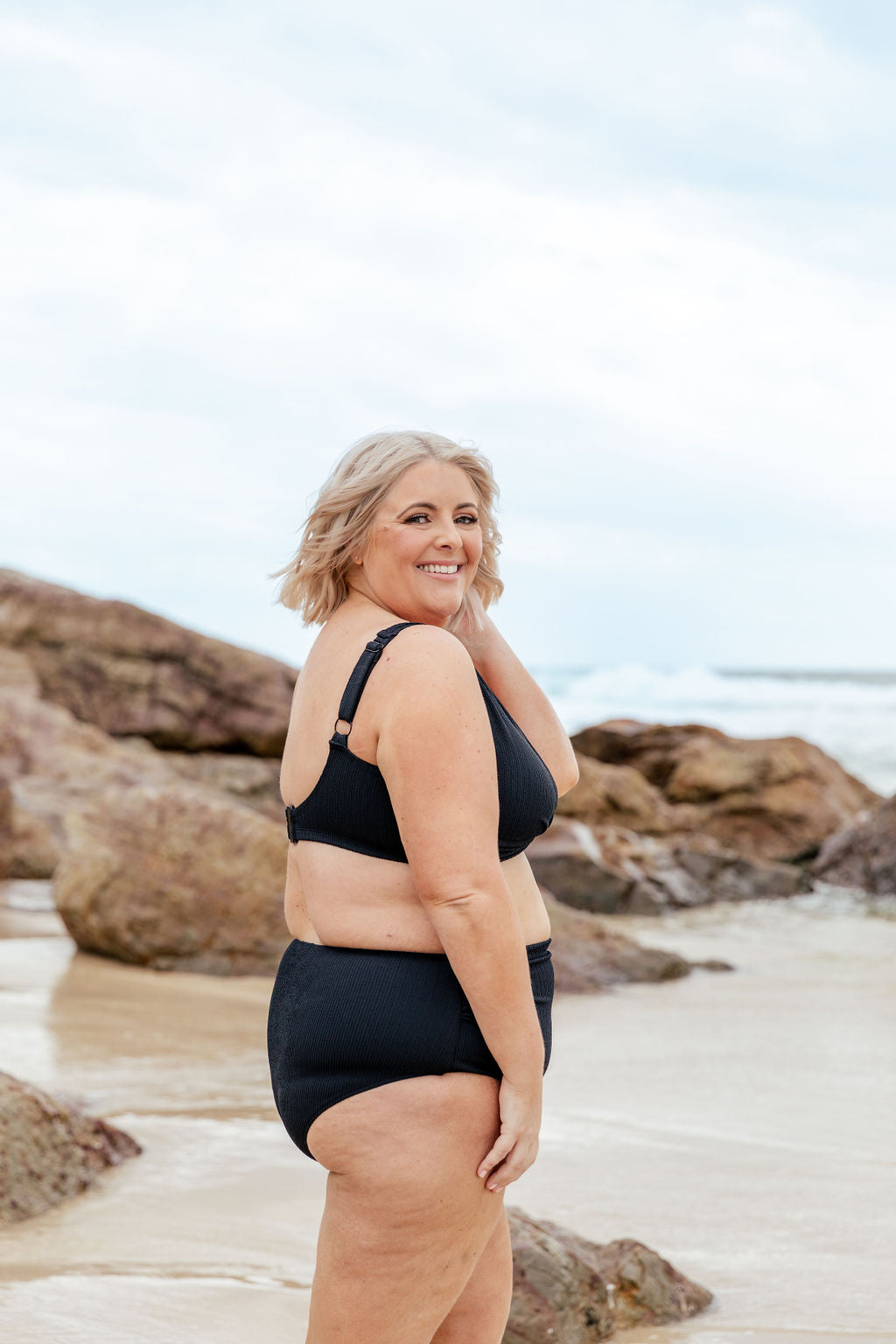 Burleigh Bikini Top in Black