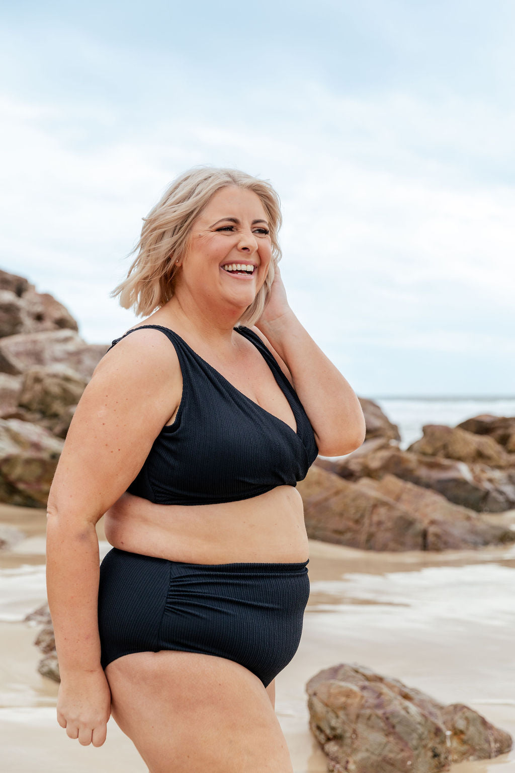 Burleigh Bikini Top in Black