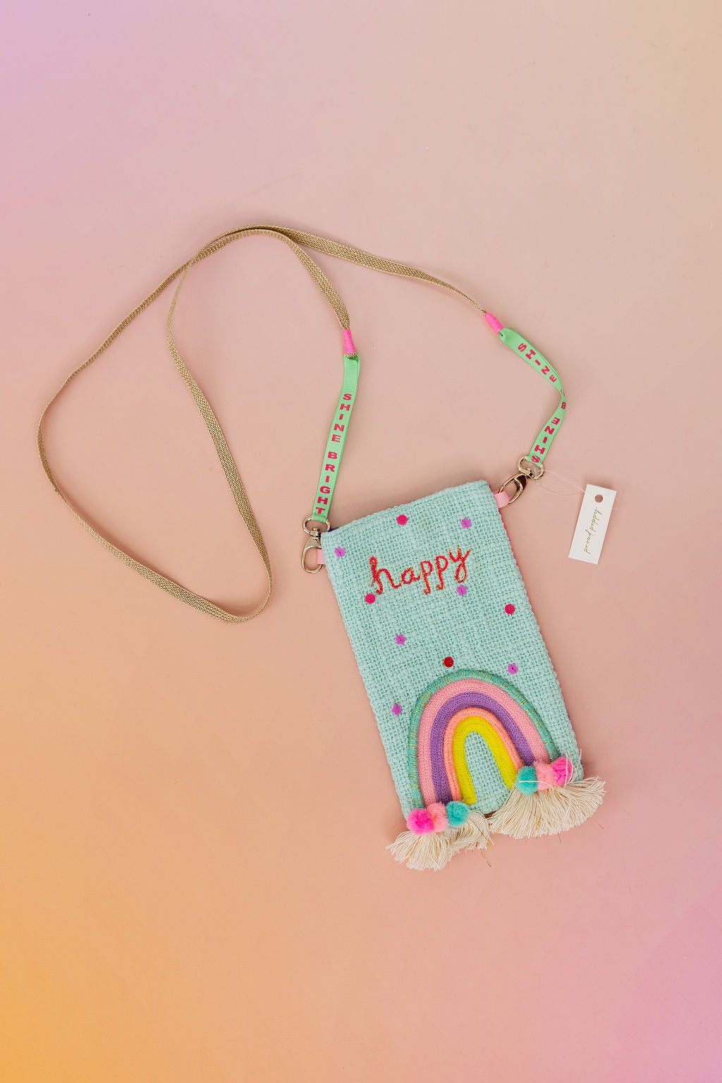 Happy Rainbow Mobile Phone Purse