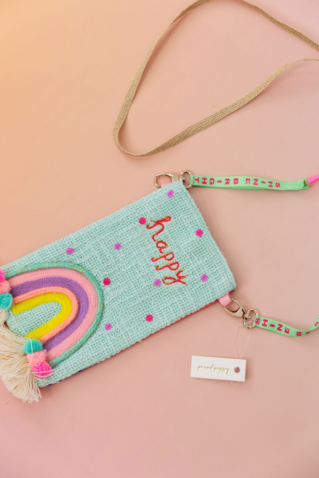 Happy Rainbow Mobile Phone Purse