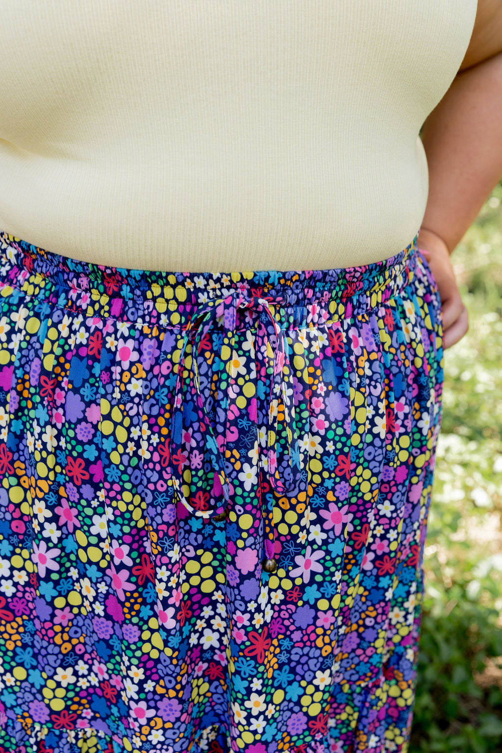 Carrie Skirt in Ditsy Kasey Rainbow
