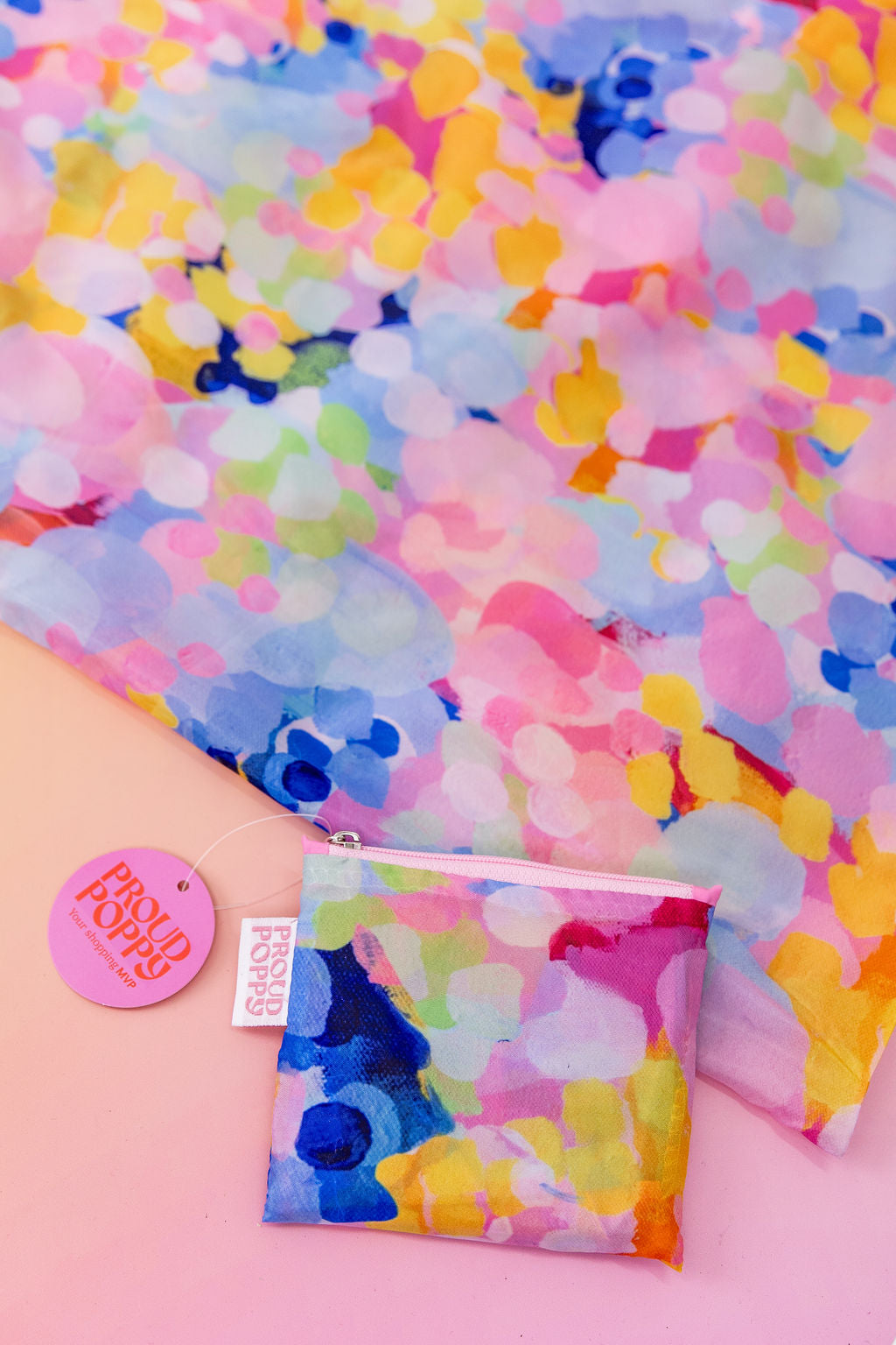 PP Reusable Shopper Bag in Beach Blossoms by Maggi McDonald