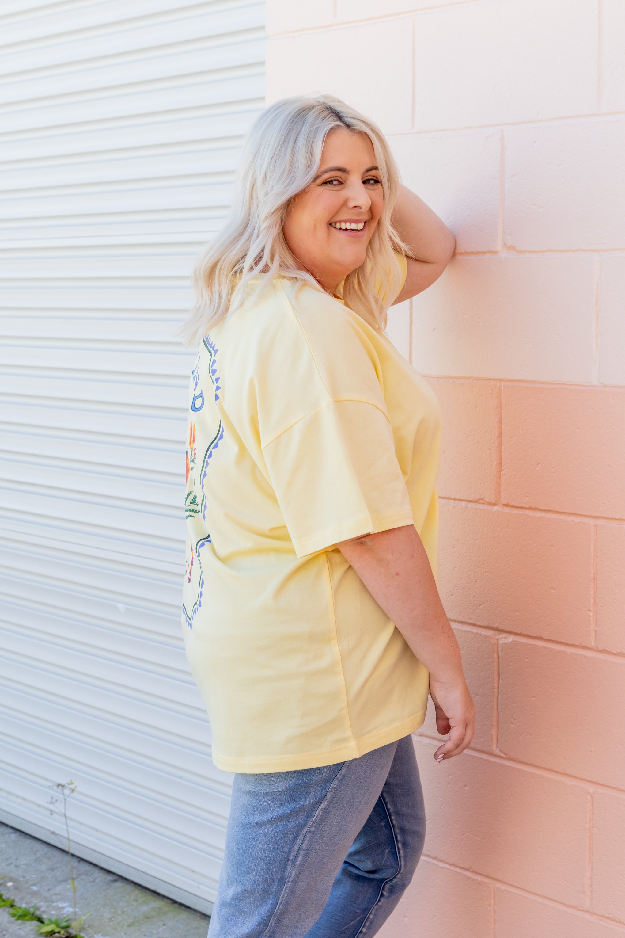 Alfie Oversized Tee in Be Kind