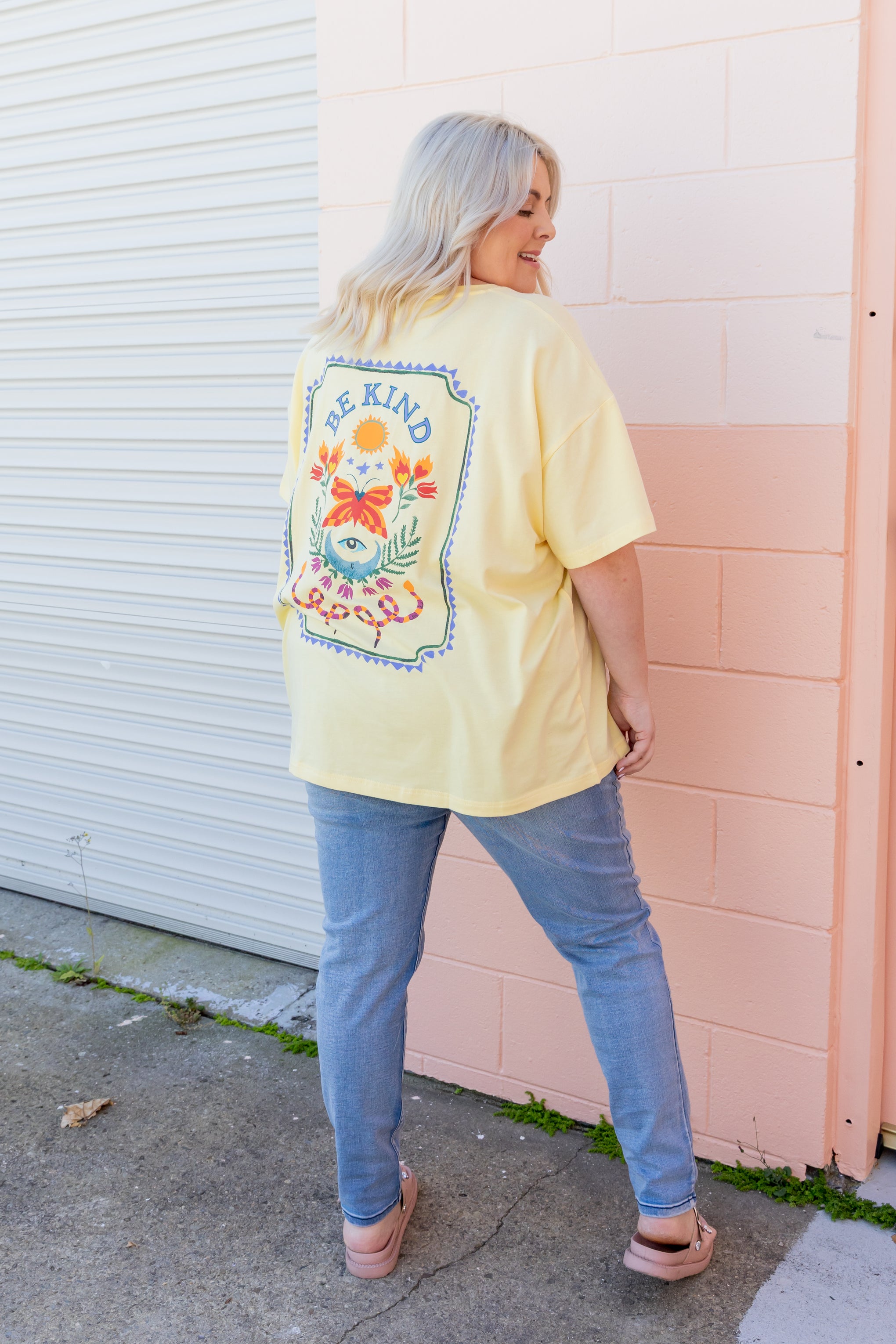 Alfie Oversized Tee in Be Kind