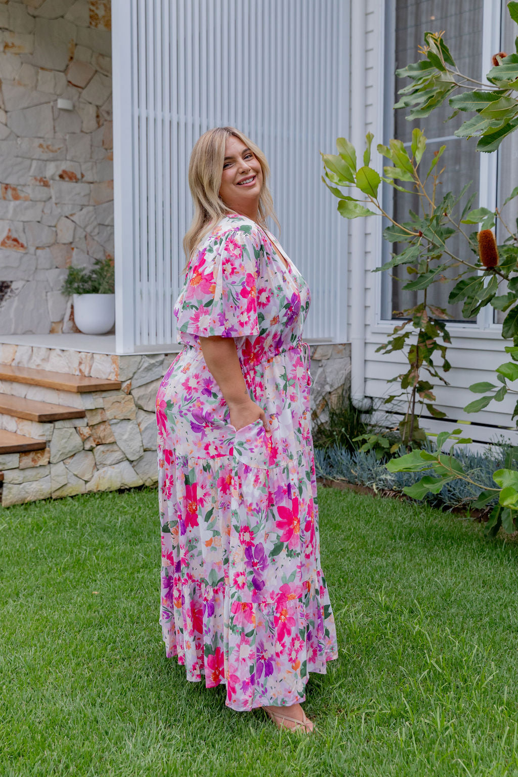 Bonnie Maxi Dress in Botanical