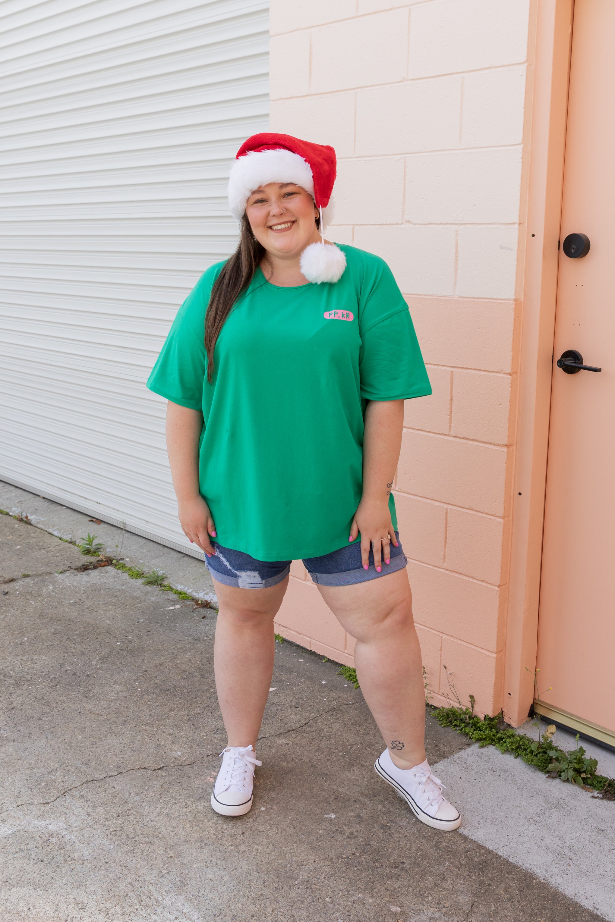 Alfie Oversized T-Shirt in Merry Everything by Kasey Rainbow